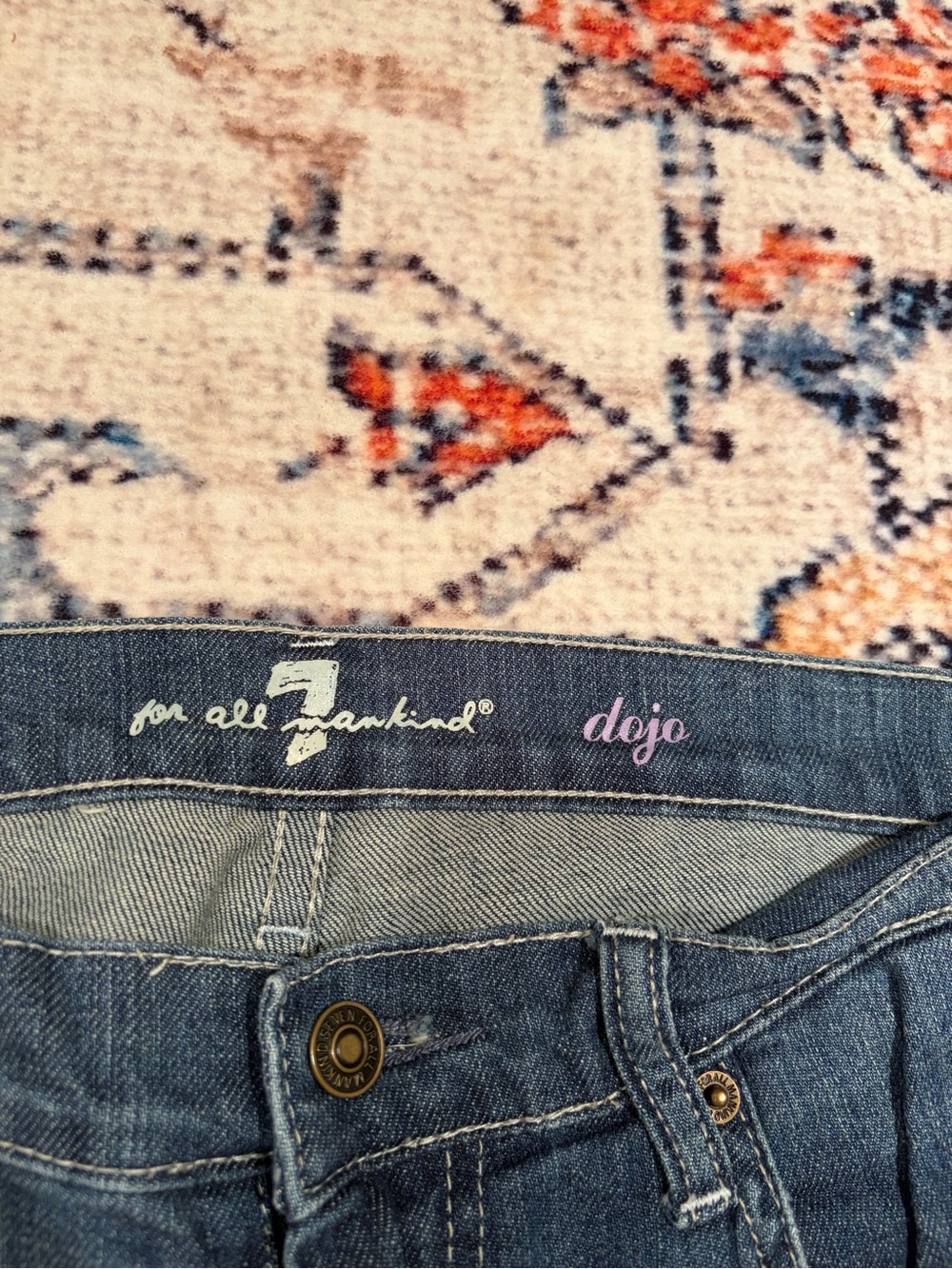 7 For All Mankind Dojo Women's Light Blue Denim Jeggings